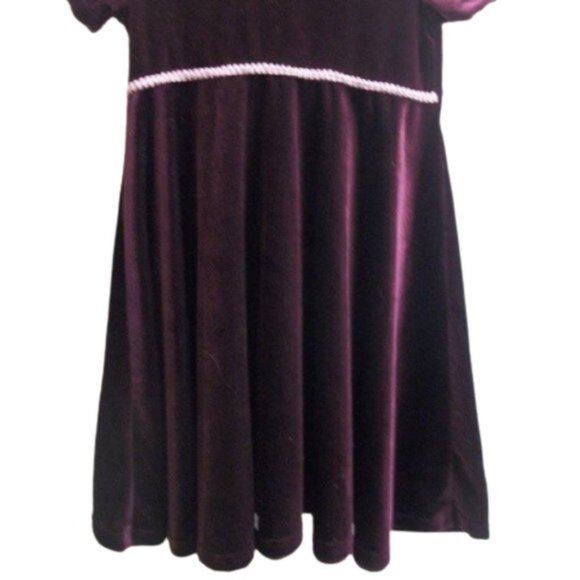 Sun Valley Velour Dress Girl Size 10 - Picture 2 of 2